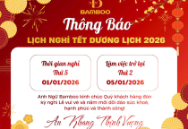 THÔNG BÁO LỊCH NGHỈ TẾT DƯƠNG LỊCH 2026