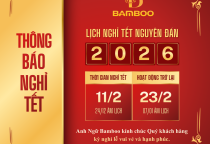 🌸🧧 THÔNG BÁO LỊCH NGHỈ TẾT NGUYÊN ĐÁN BÍNH NGỌ 2026 TẠI CÁC CHI NHÁNH ANH NGỮ BAMBOO 🌸🧧 