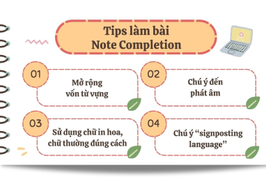 Chiến lược làm bài Note Completion trong IELTS Reading